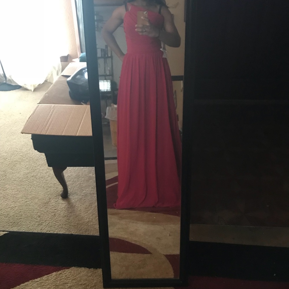 Dark pink/ red dress